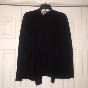 Black patterned cardigan